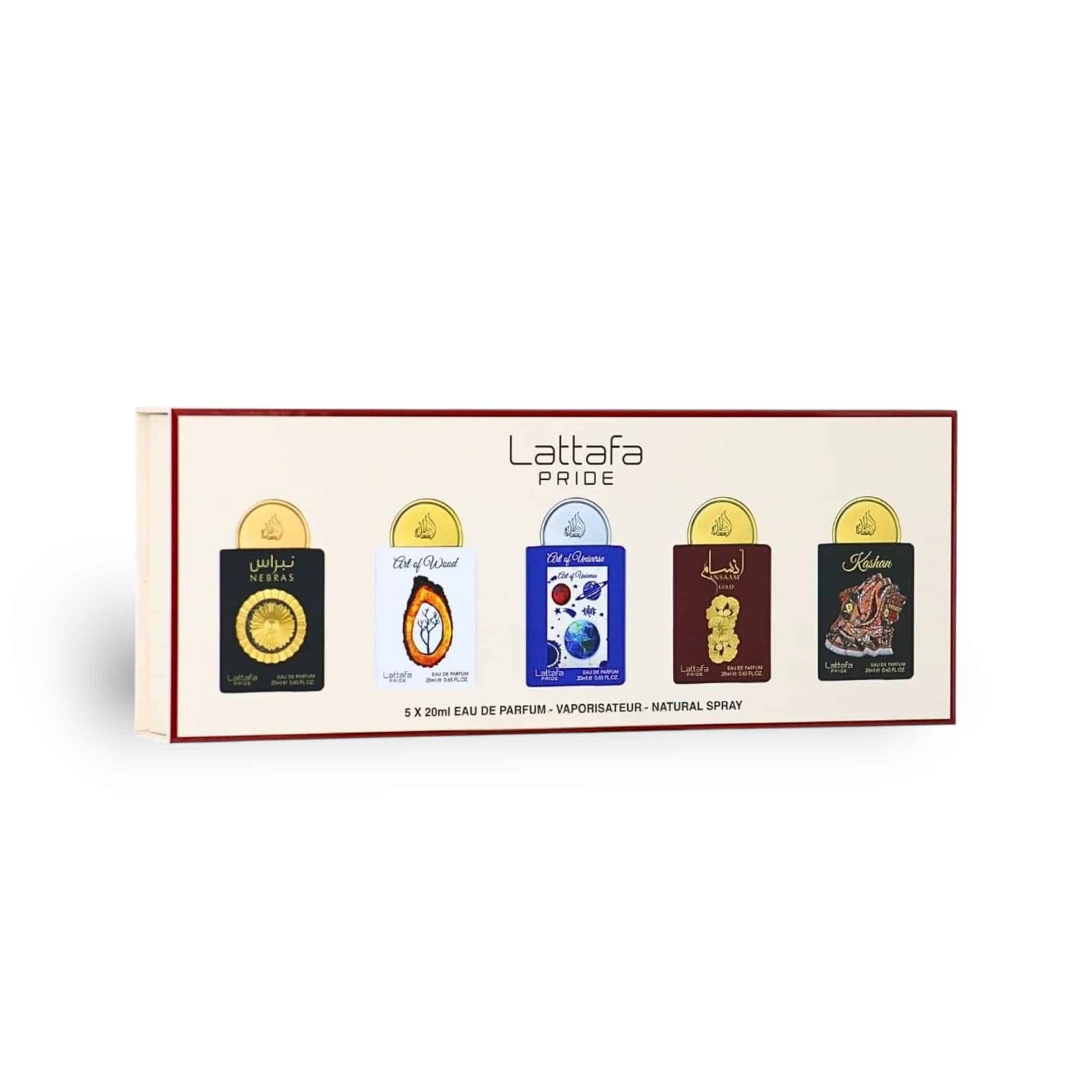 Lattafa Pride Eau de Parfum Gift Set Collection No.3 (5 × 20ml)