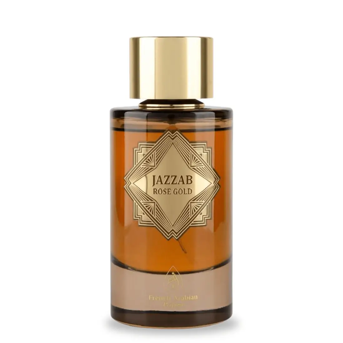 Jazzab Rose Gold Arab Perfume 100ml – Rose Woody Amber Oud Eau de Parfum